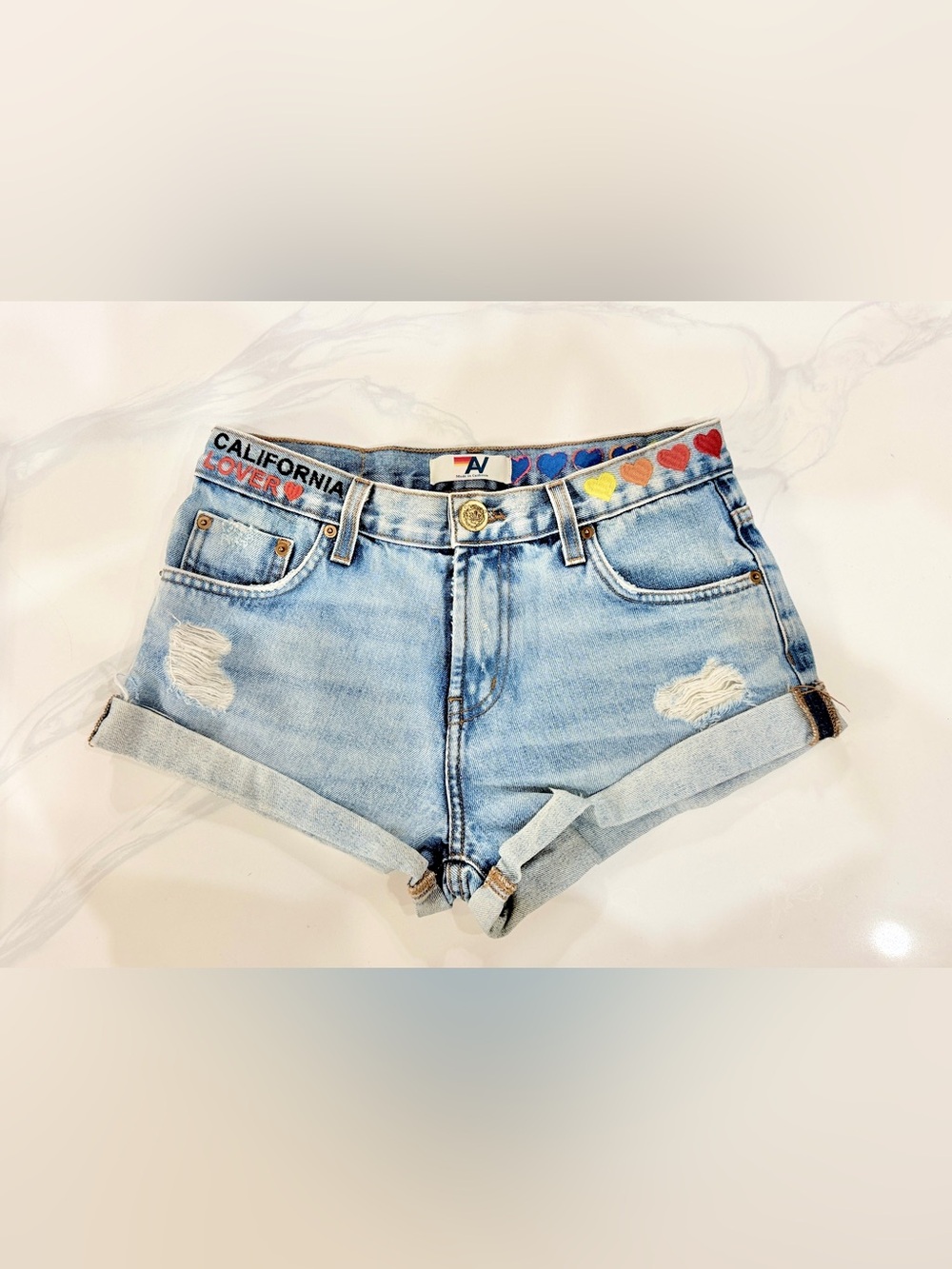 Aviator Nation Denim Shorts *Read Description Regarding Sizing*